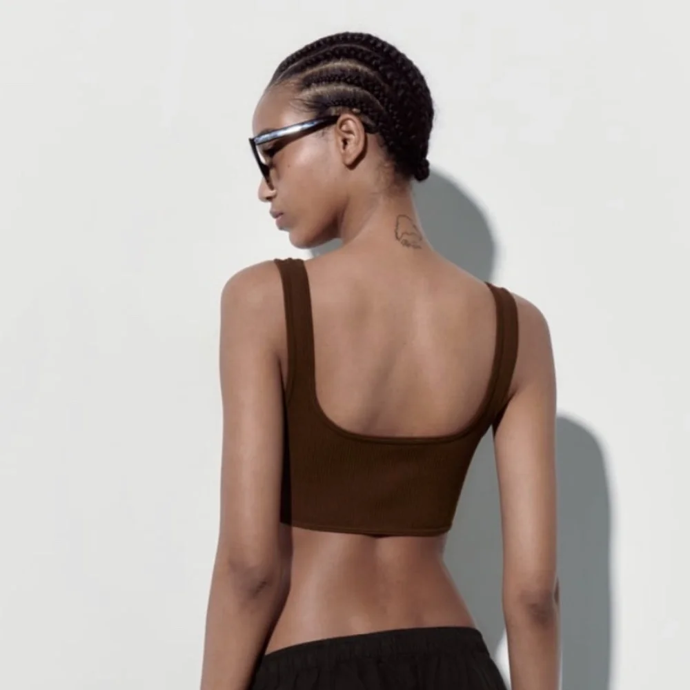 NWT ZARA SEAMLESS CORSET TOP - Picture 3 of 3